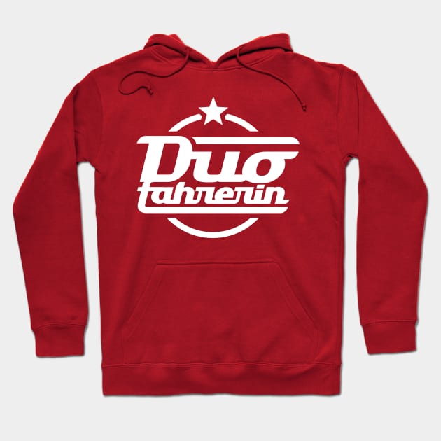 Duo driver Logo v.1 (white) Hoodie by GetThatCar